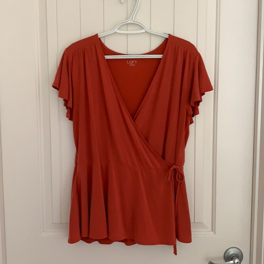 LOFT Wrap Blouse